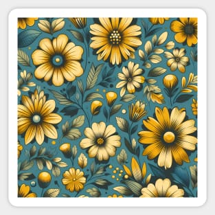 Yellow Flowers Sticker